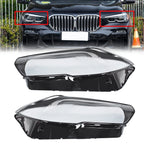 2X Headlight Lens Cover for BMW X5 X6 G05 G06 (2019–2022)