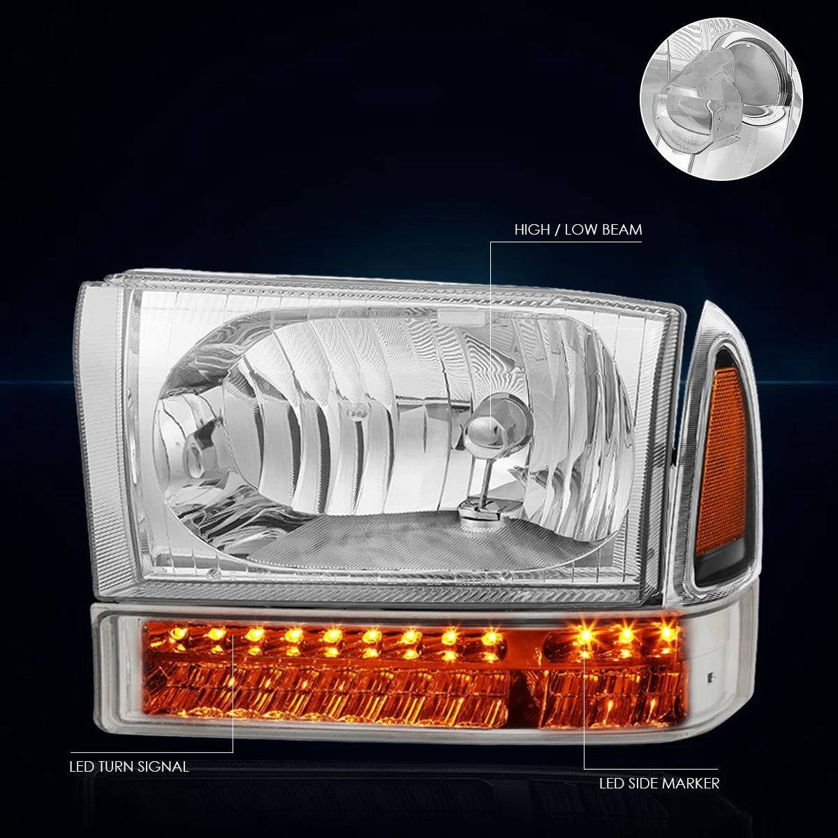 Clear Fog Lights for Subaru Impreza WRX (2008–2011)