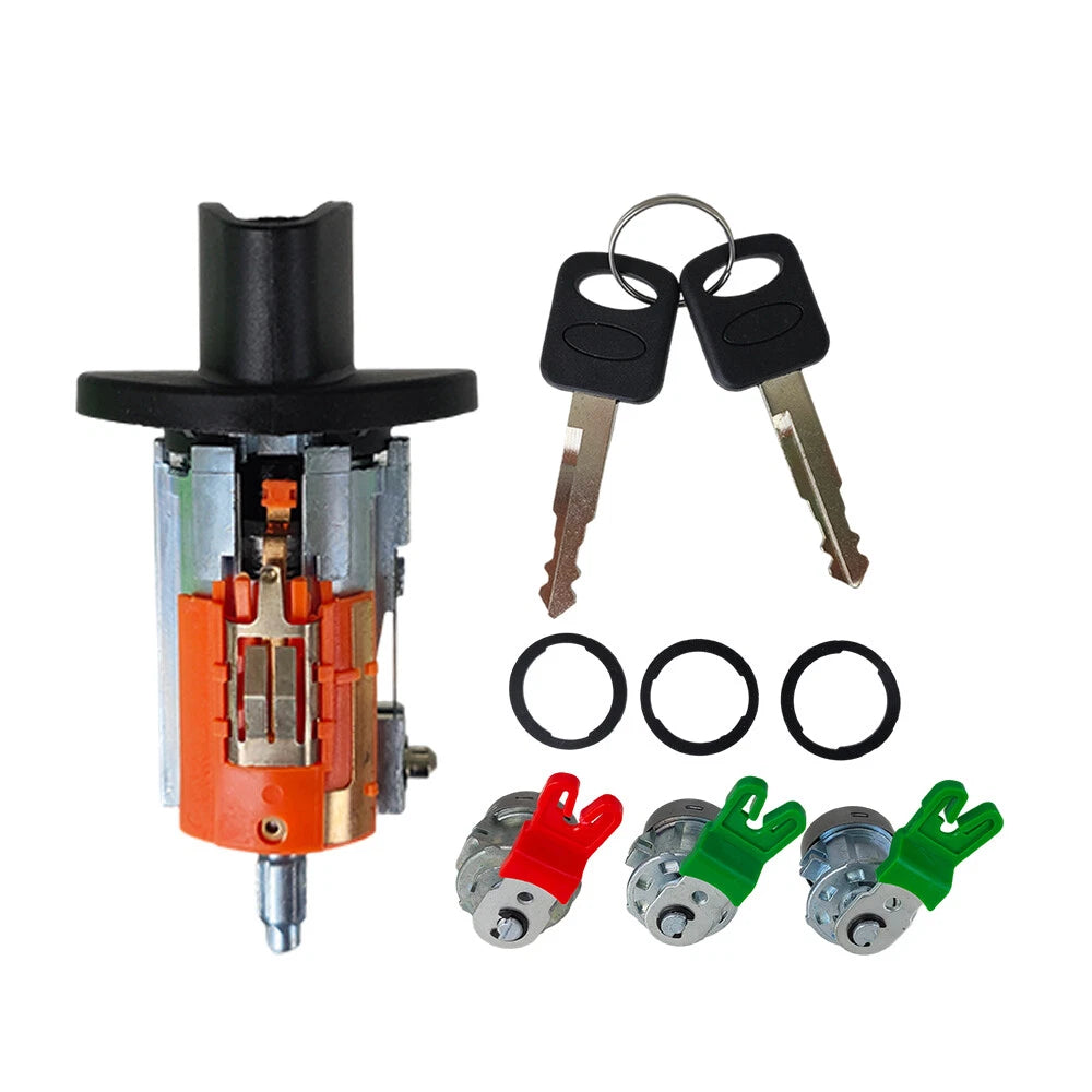 Ignition & Door Lock Cylinder for Ford F150 F250 F350 F450 (1997–2007) 2 Keys