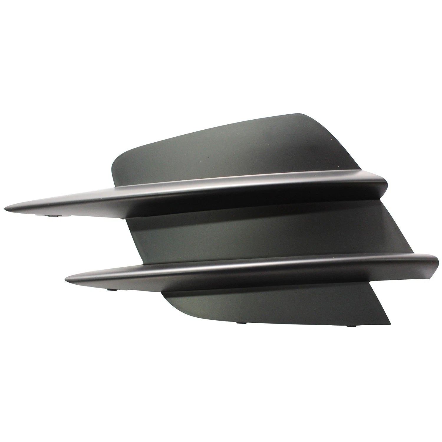 Replacement Black Textured Polypropylene Front Driver Side Bumper Cover Grille