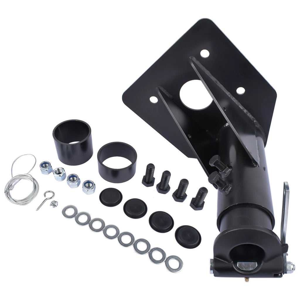 Gooseneck Coupler Adapter for Camper/RV/Trailer (Adjustable Height 12"-17")