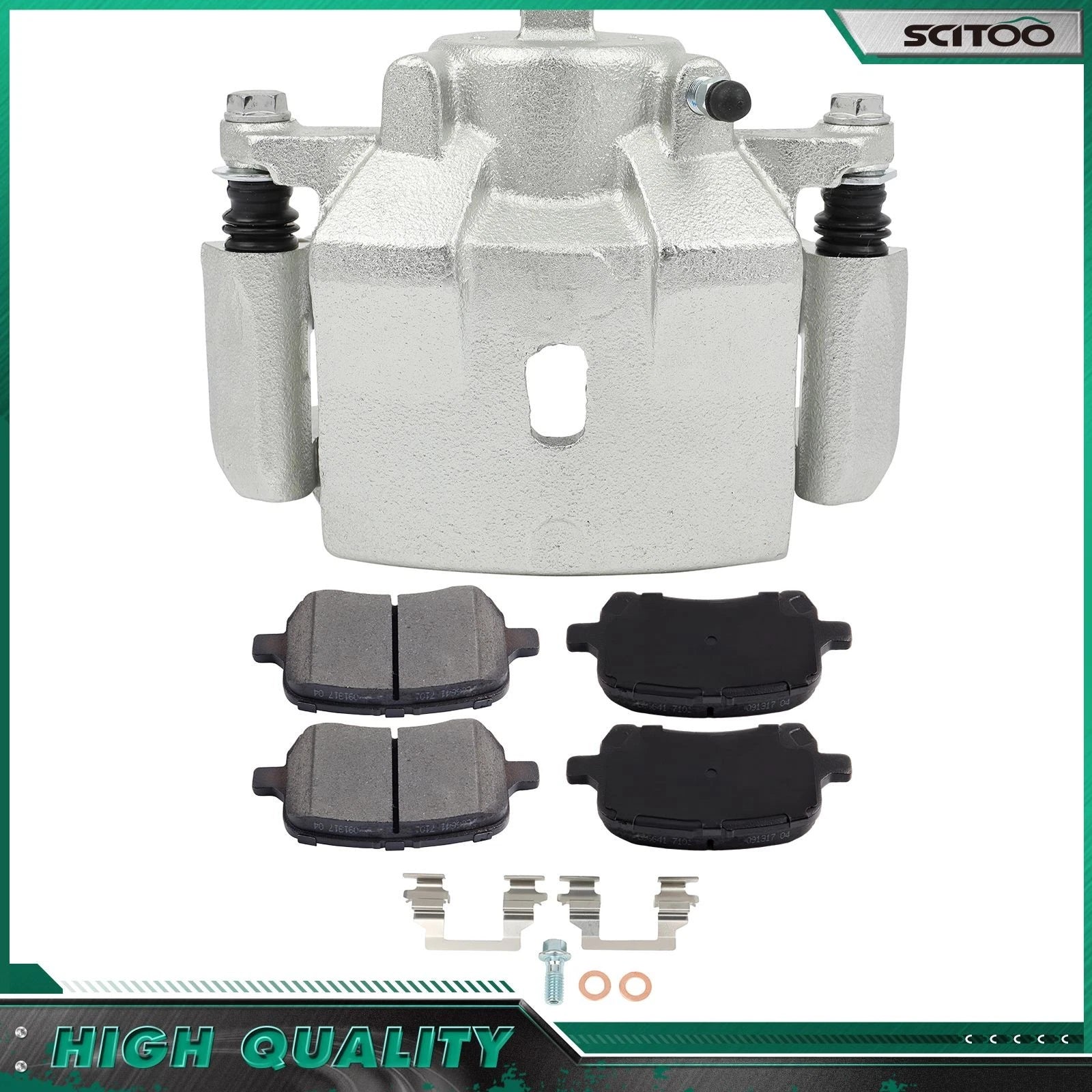 Front Left Brake Caliper & Ceramic Pads for Chevrolet Malibu (2006–2012)