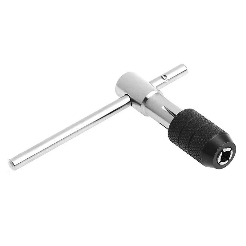 Tap Wrench Set for M3-M6 (45#) - Ratcheting Adjustable T-Handle