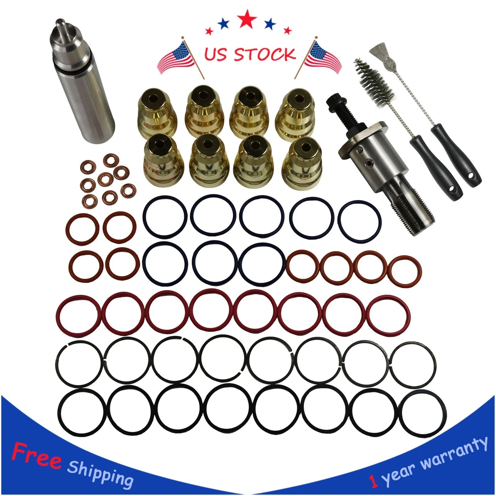 Injector Sleeve Cup Removal Tool Kit for Ford Powerstroke 7.3L (1994–2003)