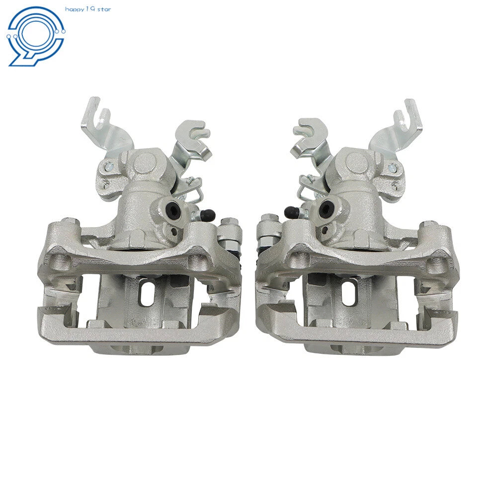 Set of 2 Rear Brake Calipers with Bracket for Ford Fusion Mazda 6 (2006–2013)