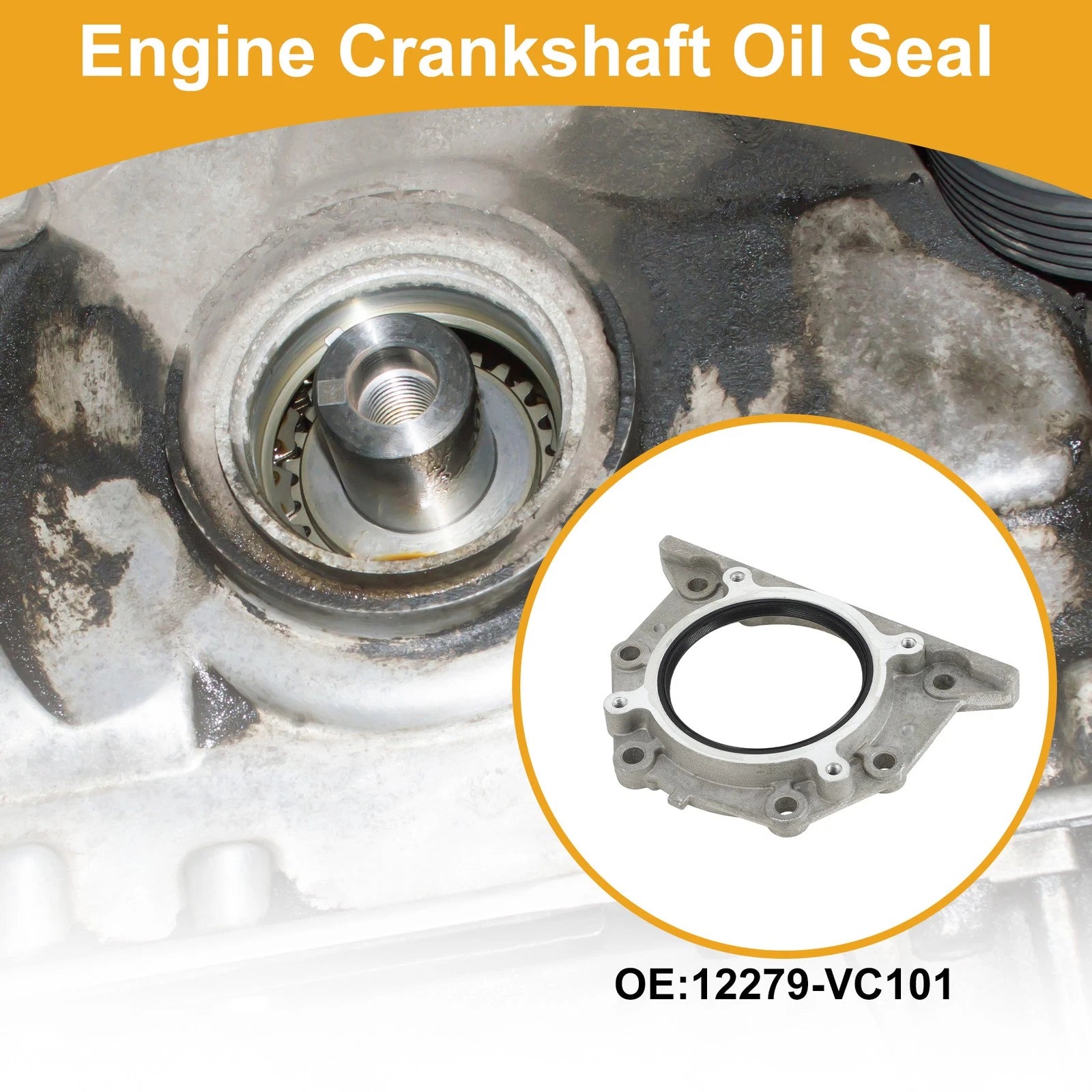 Rear Crankshaft Oil Seal with Flange for Nissan Patrol (No. 12279-VC101)