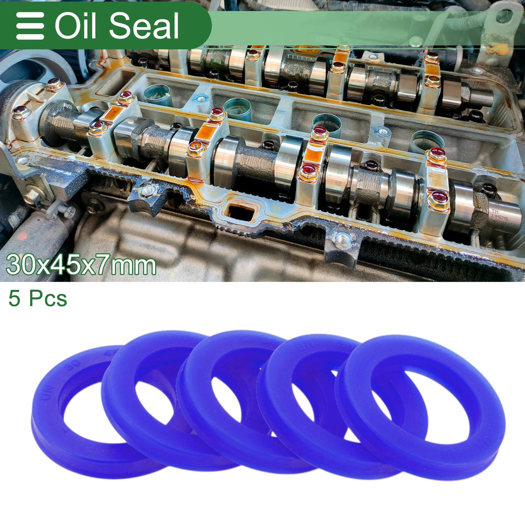 Set of 5 Oil Seal Rotary Shaft Seal 30x45x7mm for Various Models
