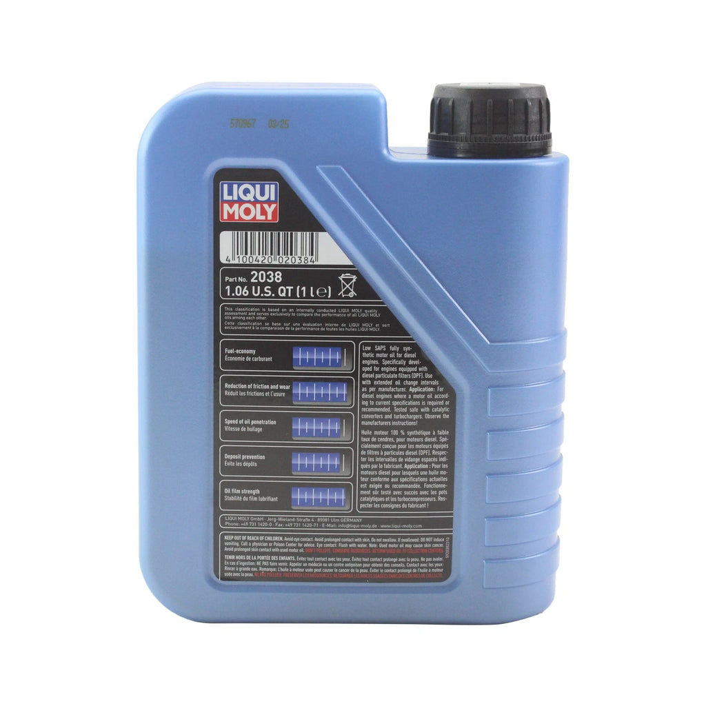 Oil Change Kit 5W-30 for Mercedes E320 (2003–2005) - 8L Liqui Moly, Wix