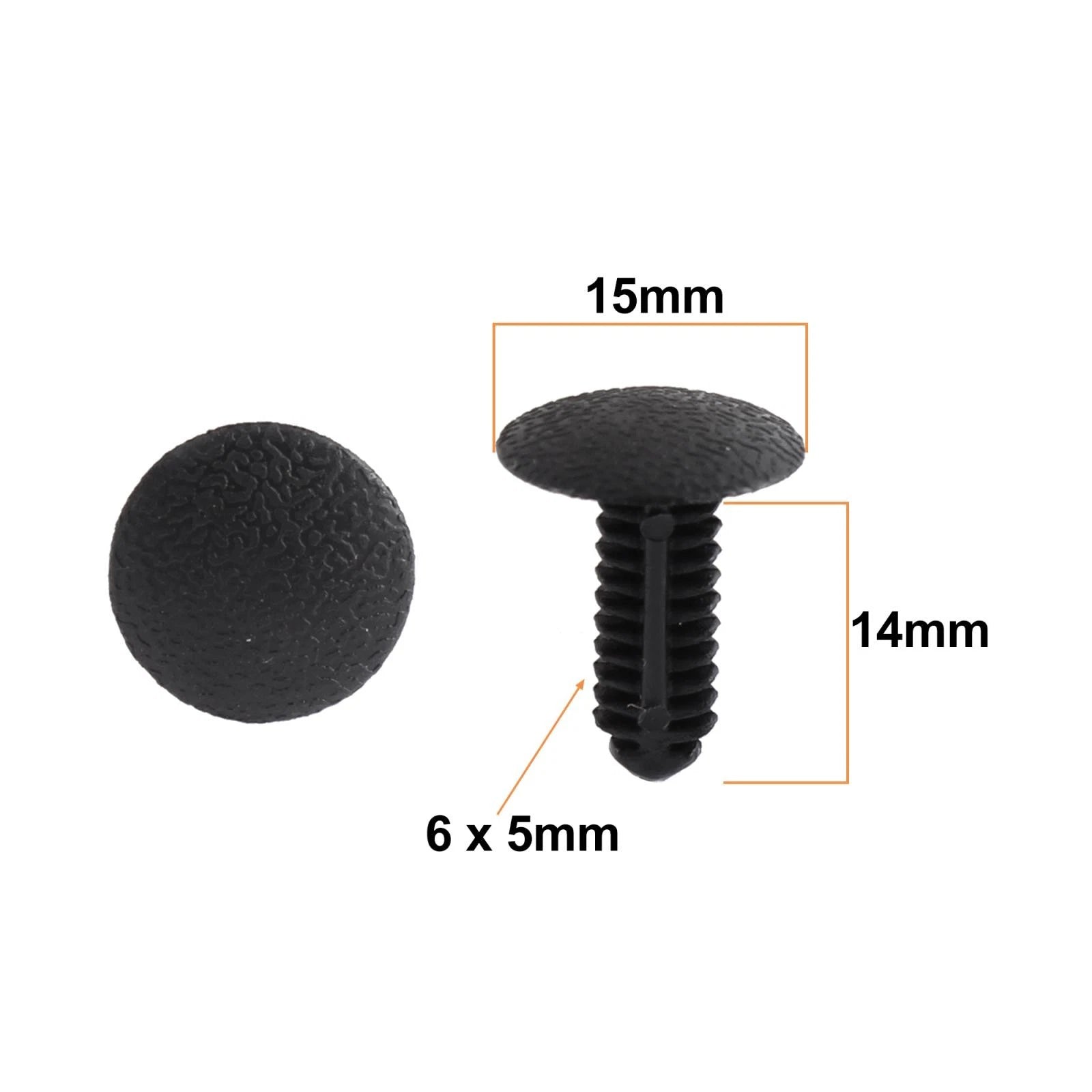 12Pcs Plastic Fir Tree Retainer Clips 19mm for Ford 
