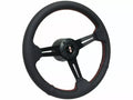 Sport Steering Wheel Kit Brushed Black Red Stitch for Chevy Camaro (1969–1994)