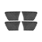 4Pcs Carbon Fiber Inside Door Bowl Cover Trim for Toyota Hilux (2015-2021)