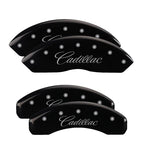 Set of 4 Black Caliper Covers for 2006–2011 Cadillac DTS by MGP