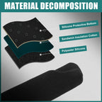 Dashboard Cover for Nissan Serena (2023) - Black Polyester Non-Slip Mat