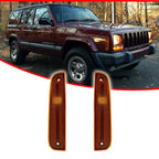 2X Amber Lens Side Marker Lights for Jeep Cherokee (1997–2001)
