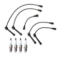Denso 7mm Wire Set & 4 Platinum TT Spark Plugs for Chevy Geo L4 (1995–2000)