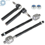 Set of 4 Tie Rod Ends for Hummer H3 H3T (2006–2010)