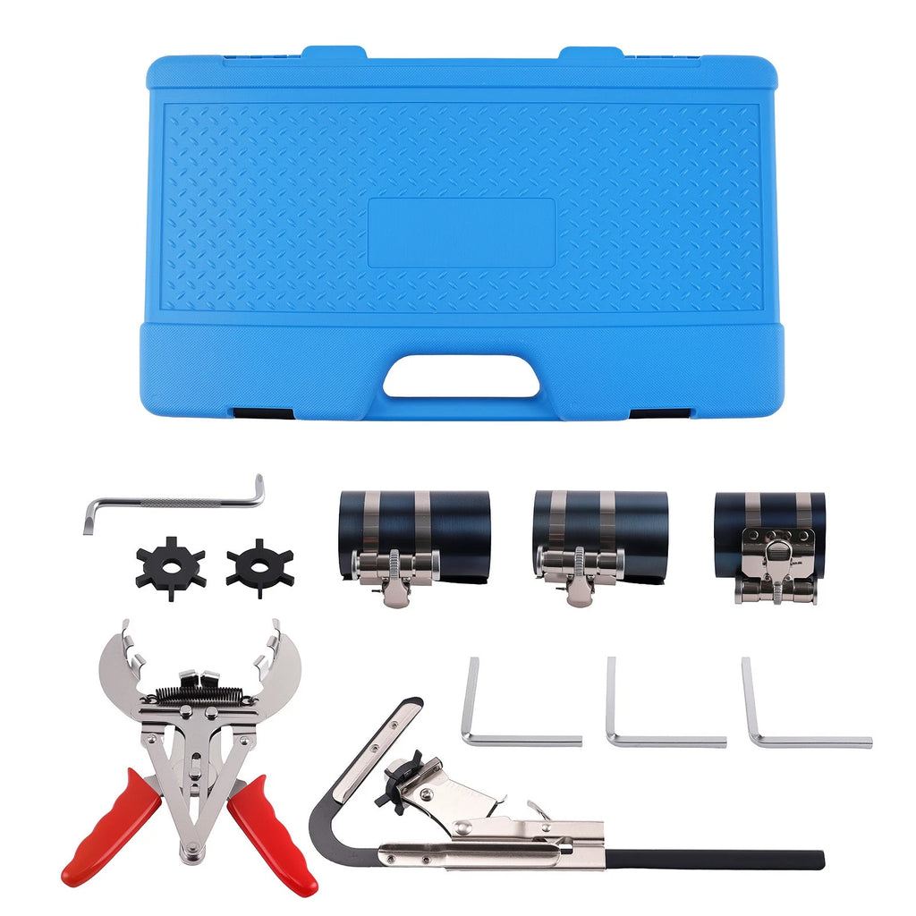 11PC Engine Piston Ring Compressor Pliers Tool Set 53-175mm