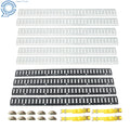Set of 24 Ratchet Straps with Steel Rails and O-Rings
