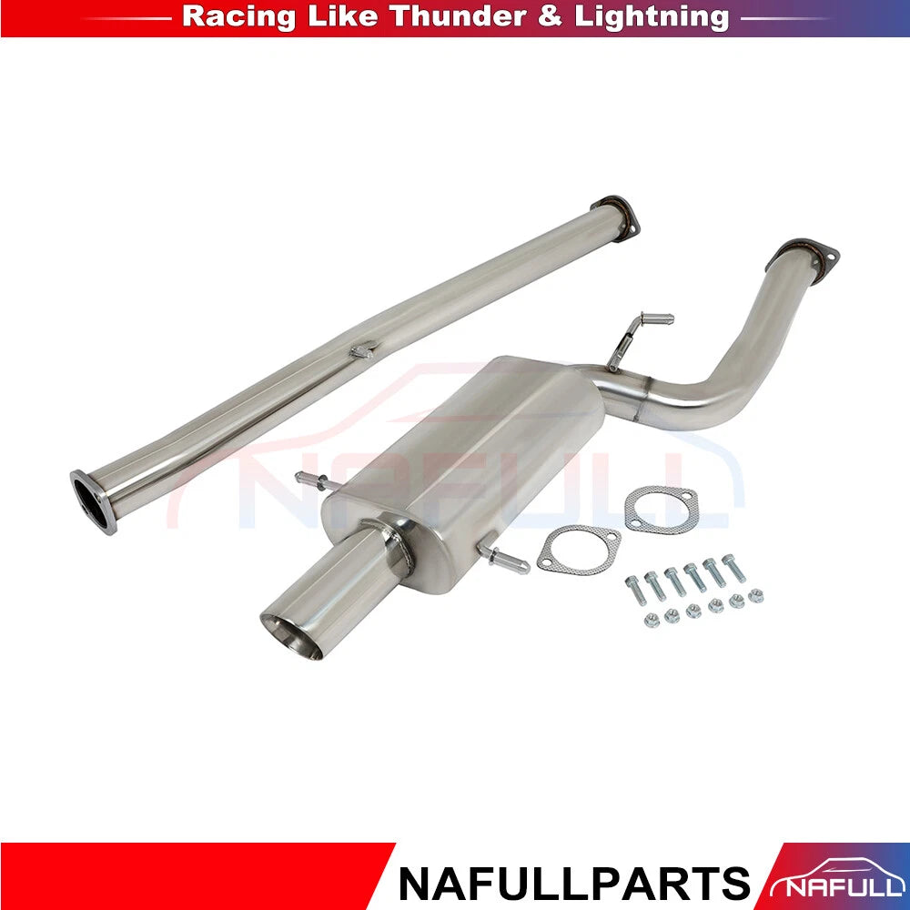 Muffler Exhaust System for Subaru Impreza WRX/STI 2002–2007 (Oval 3.5" Tip)