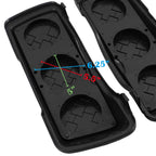 Triple 6.5" Speaker Lids for Harley Touring Road King (1993–2013)