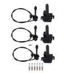 Complete Ignition Set 3 Coils 6 Iridium Plugs 3 Wires for Lexus Toyota (1990–2023)
