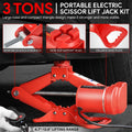6000 lb Steel Scissor Jack Lift Kit for Automotive (12V Electric)