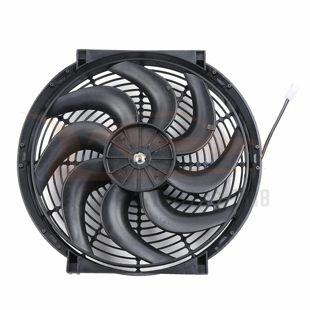 2X 14" Electric Cooling Fan Mount Kit for Universal Applications