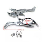 Chrome Wisdom Eye Running Mirrors for Yamaha Cruiser (Royal Star, Road Star, V-Star)