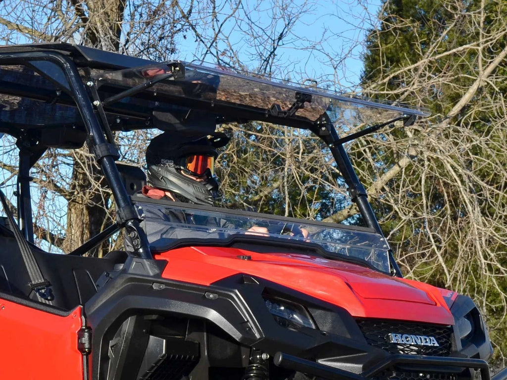 Scratch Resistant Flip Windshield for Honda Pioneer 1000 / 1000-5 (2016–2023)