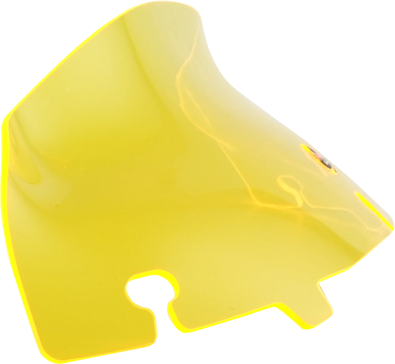 Klock Werks 4" Kolor Flare Windshield for FLH (KWW-01-0649) - Yellow Ice