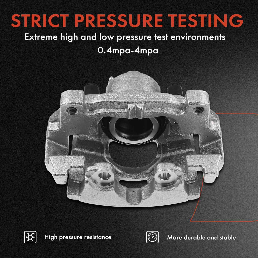 6X Front Brake Caliper & Ceramic Pad for Ford Fusion (2013-2020)
