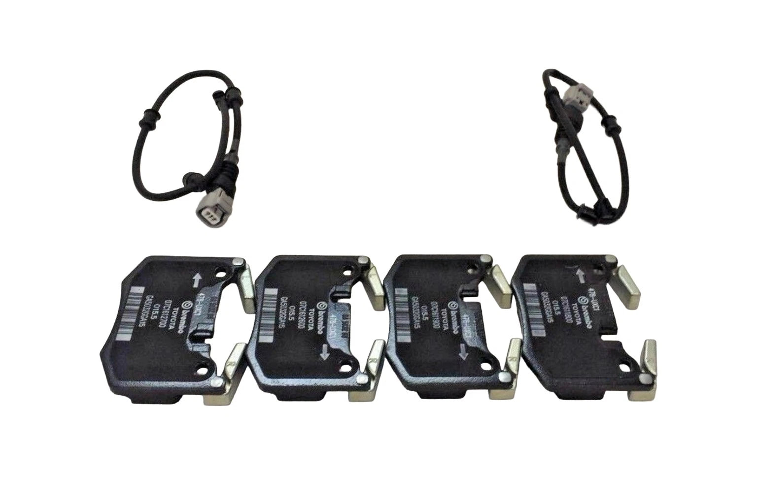 Set of 4 Genuine OEM Rear Disc Brake Pads for Lexus RC F, GS F (2015–2020) 044660W070