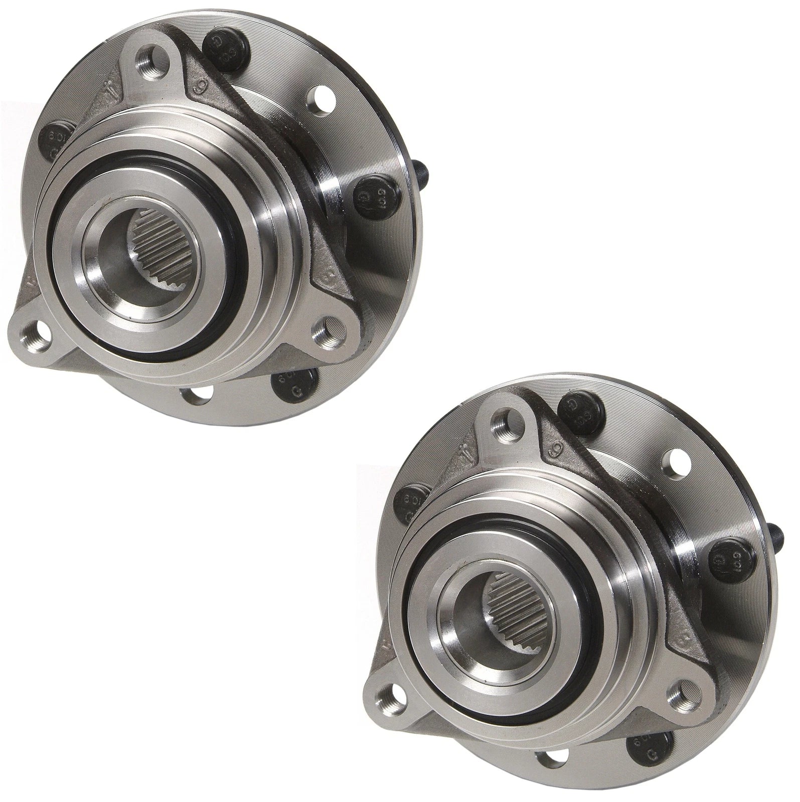 Set of 2 Front Moog Wheel Bearing and Hub Kit for S10 Blazer S15 Jimmy (1983–2005)