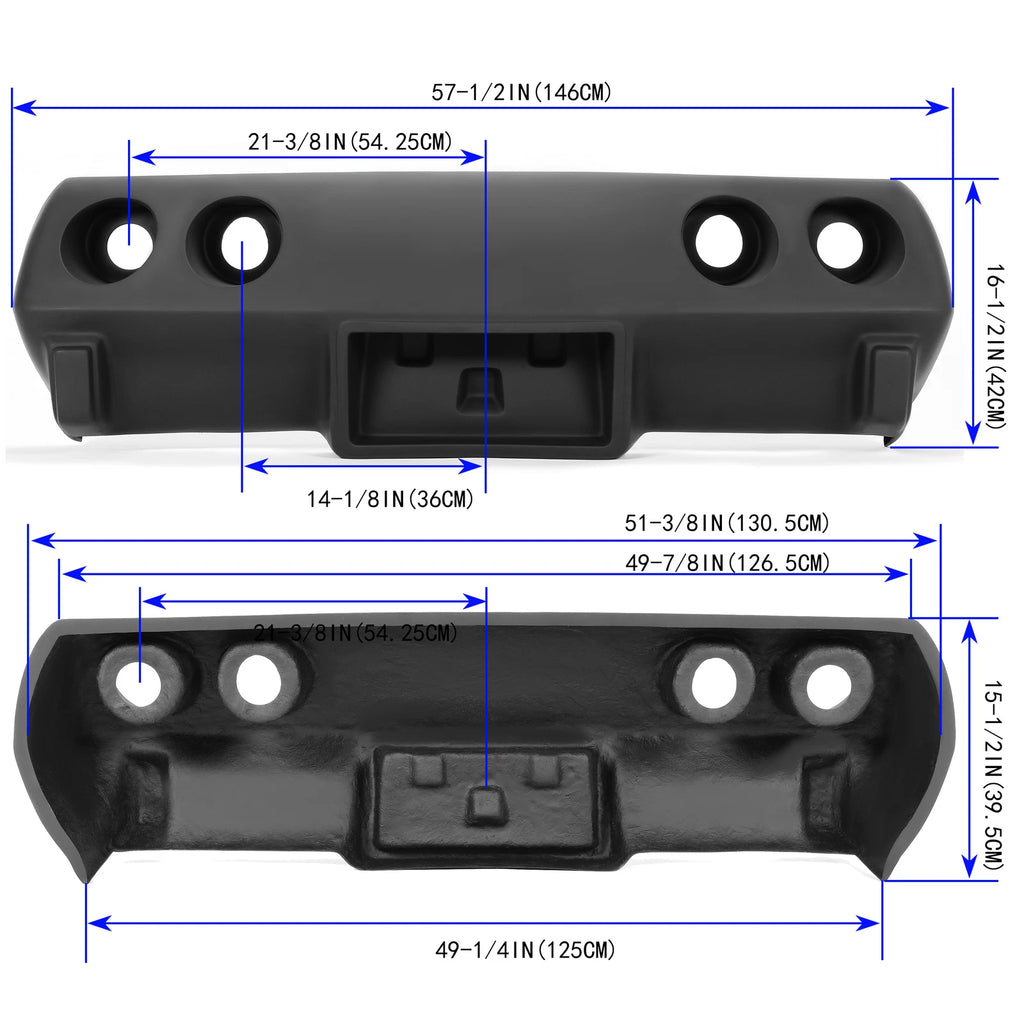 Front & Rear Bumper Fiberglass for Chevrolet Corvette (1975–1979)