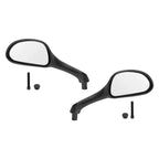 Black Pair of Rear View Mirrors for Gilera Runner 50 125 180 200 (1997–2009)