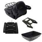 Trunk Backrest Pad Plate Mount for Harley Touring Road King (2014–2026)