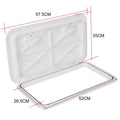 2Pk Deck Marine Access Hatch & Lid for Boat Caravan RV (24" x 14")