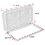 2Pk Deck Marine Access Hatch & Lid for Boat Caravan RV (24" x 14")