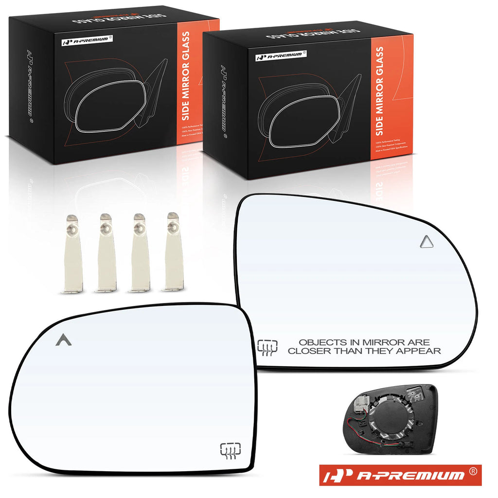 Power Mirror Glass Pair with Blind Spot & Heated for Jeep Cherokee (2014–2023)