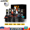 Set of 2 LED Headlight Bulbs for H11 9012 9006 9005 (High Low Beam)