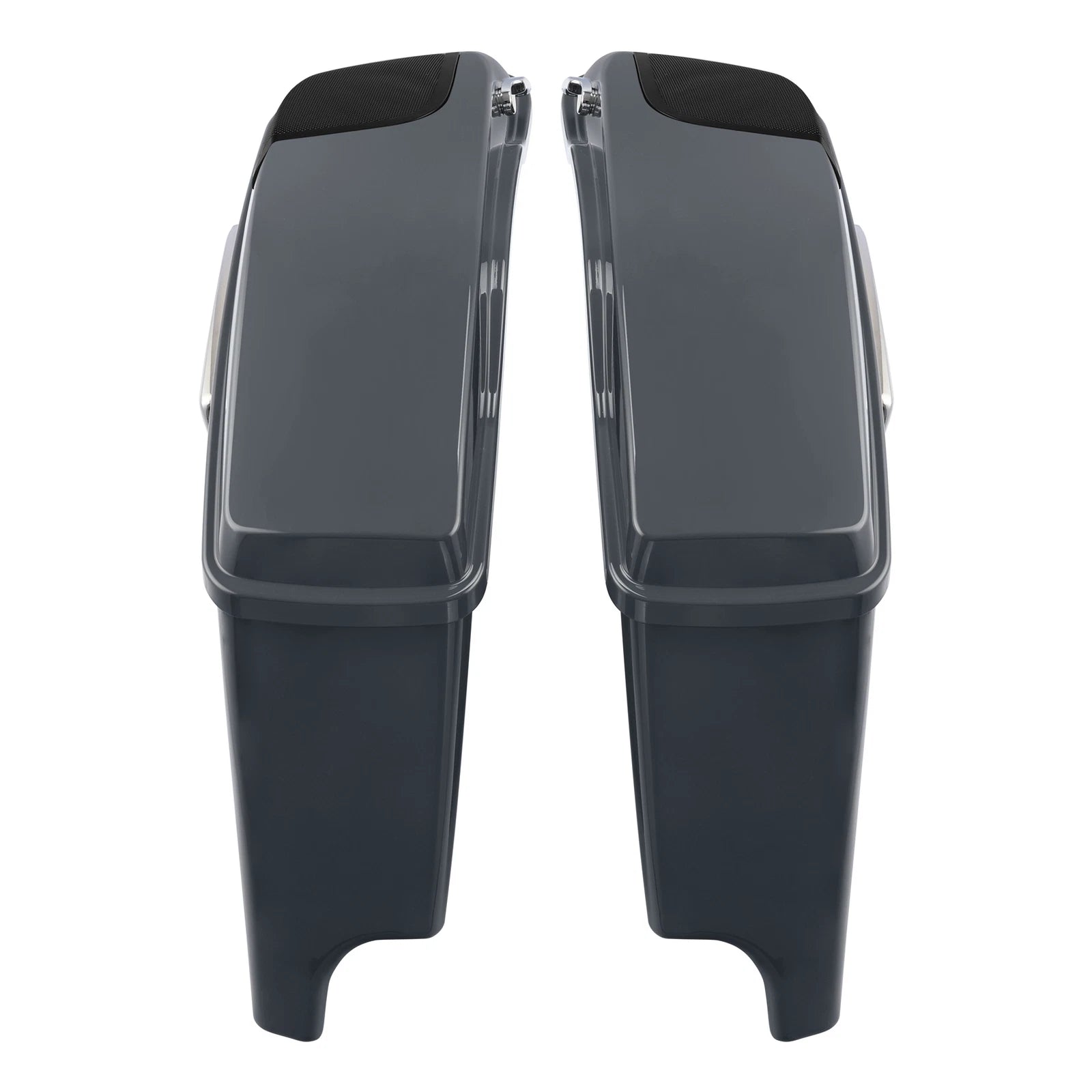 5" Stretched Hard Saddlebags for Harley Touring (2014–Present) Gunship Gray