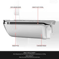 Chrome Rear Bumper Ends for Ford F-250 SD (2008–2016)