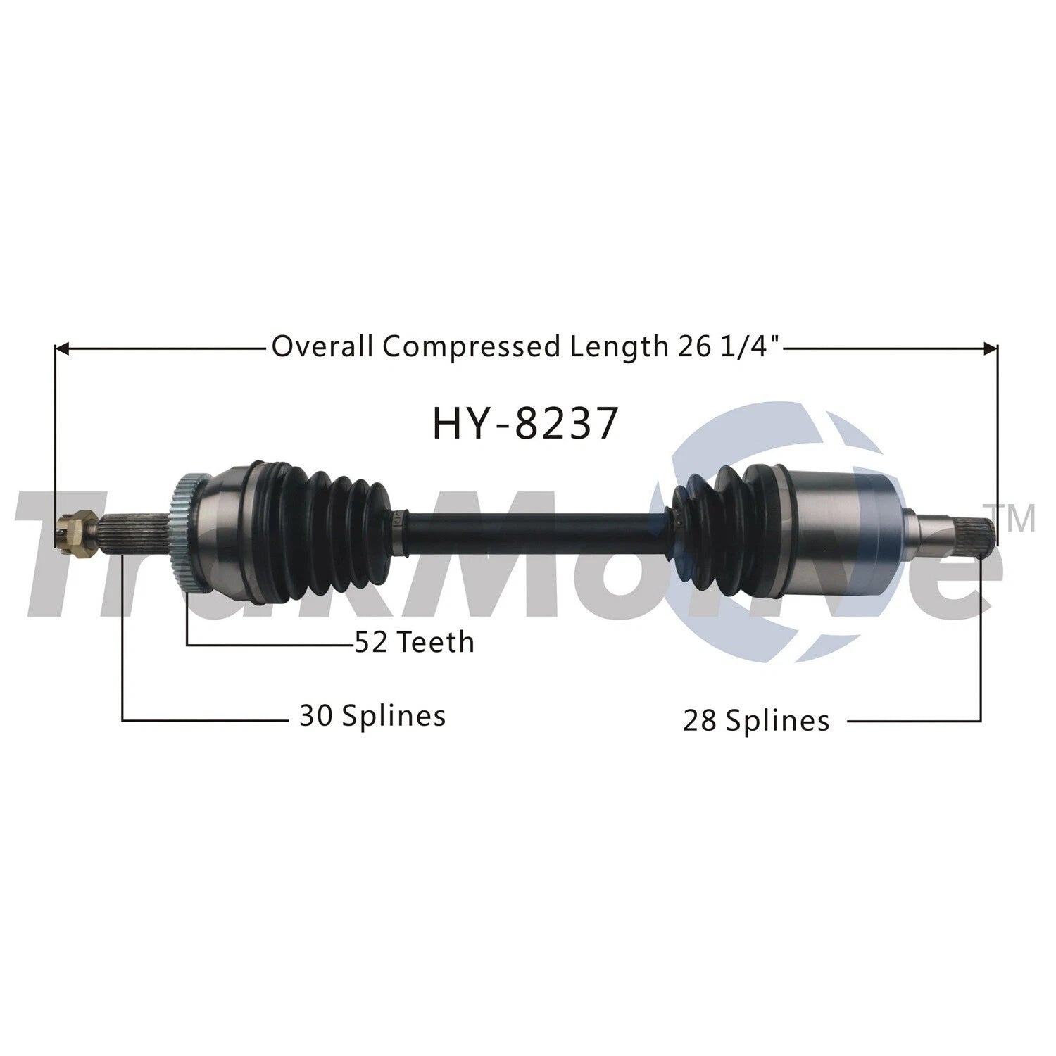 SurTrack CV Axle Shaft for Hyundai Elantra (2011–2016) HY-8237