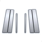 6 Pc Chrome Pillar Post Covers for Toyota Highlander (2001–2007)