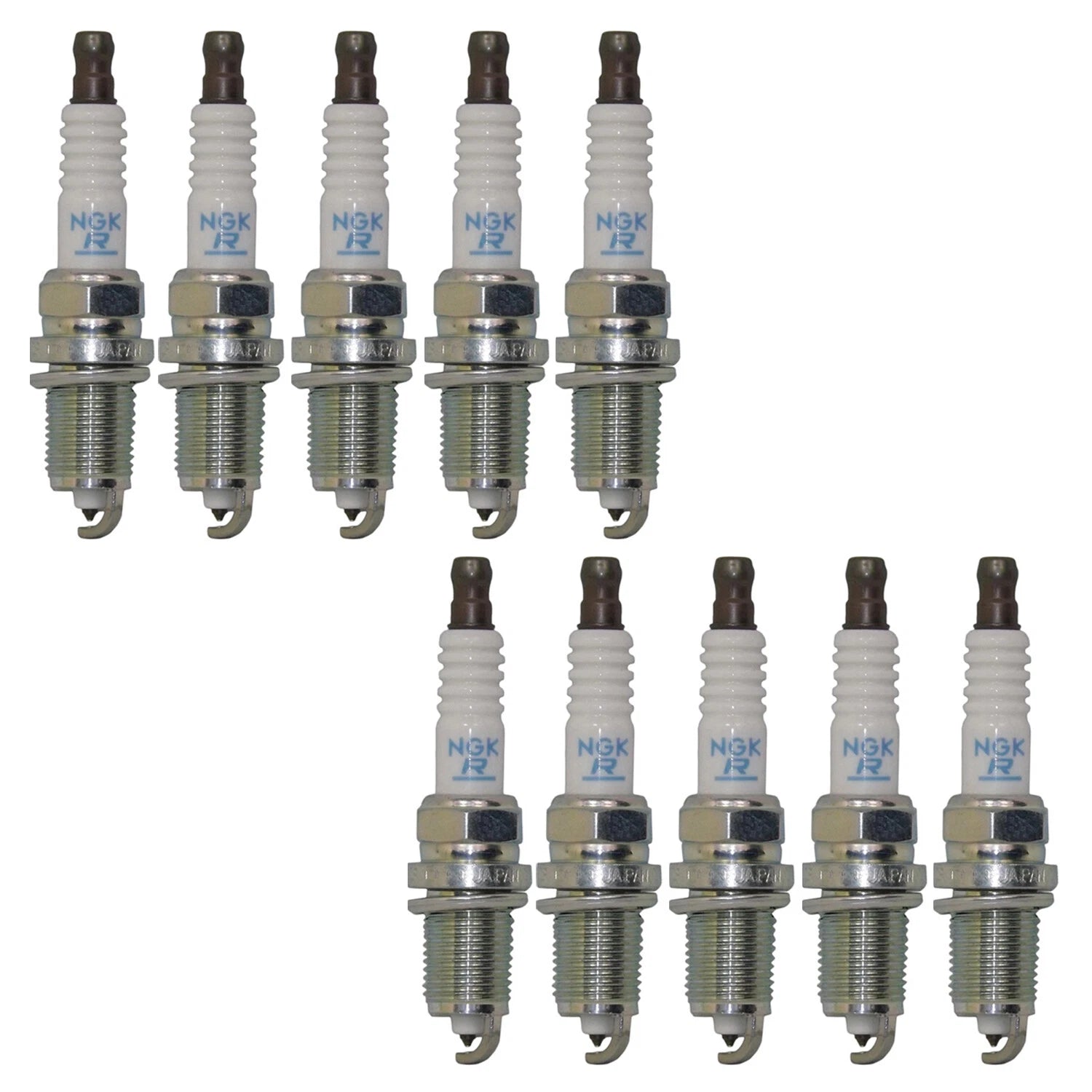 Set of 10 NGK Laser Platinum Spark Plugs for Mercury Oldsmobile V8 (7740)