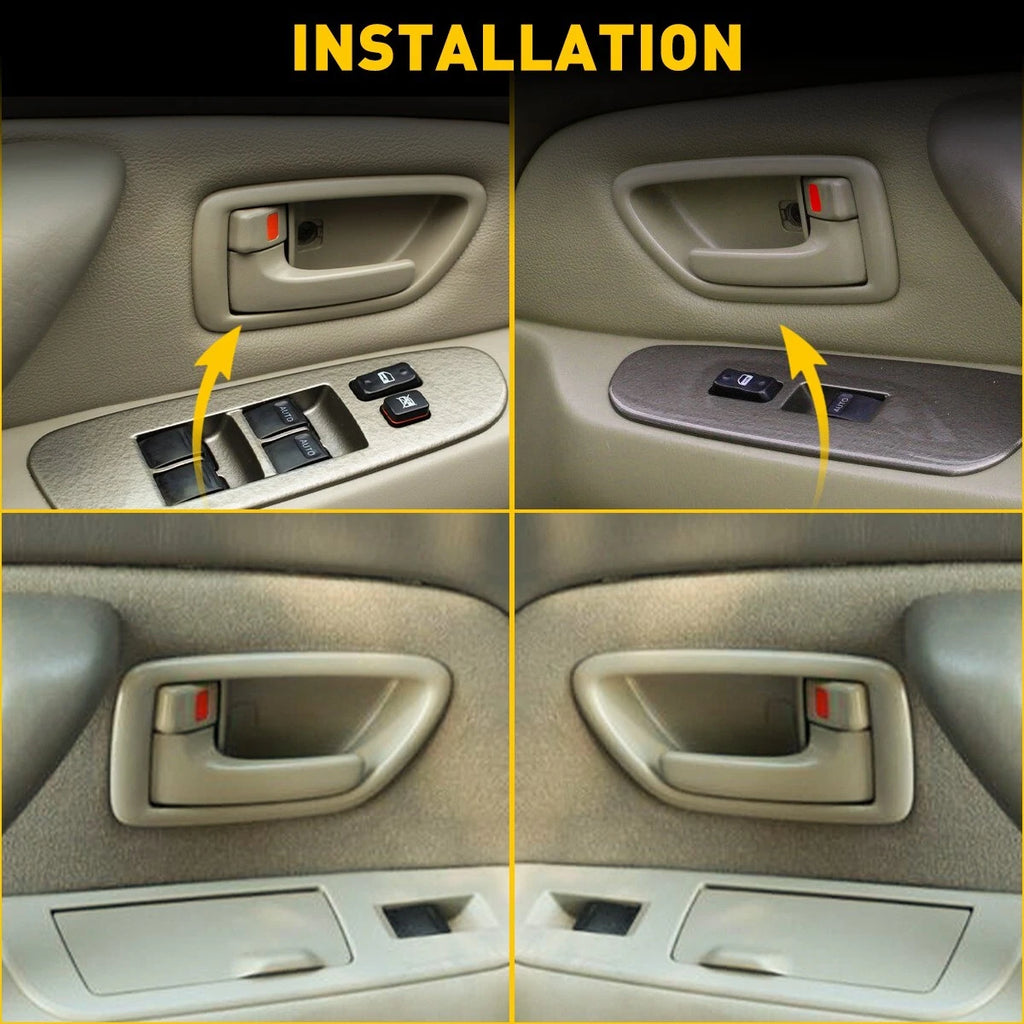 Set of 4 Inside Door Handles for Toyota Sequoia (2001–2007)