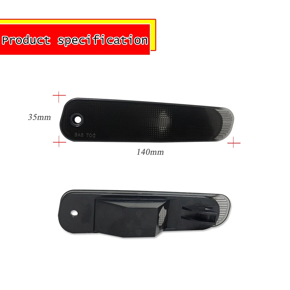 2X Smoked Red LED Side Marker Lights for Nissan 300ZX Z32 (1990–1996)