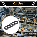 Set of 5 Oil Seal Rotary Shaft Seal NBR Rubber 35x62x10mm