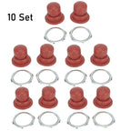 10Pcs Primer Bulb for Tecumseh 36045 36045A 640259 (Lawn Mower)