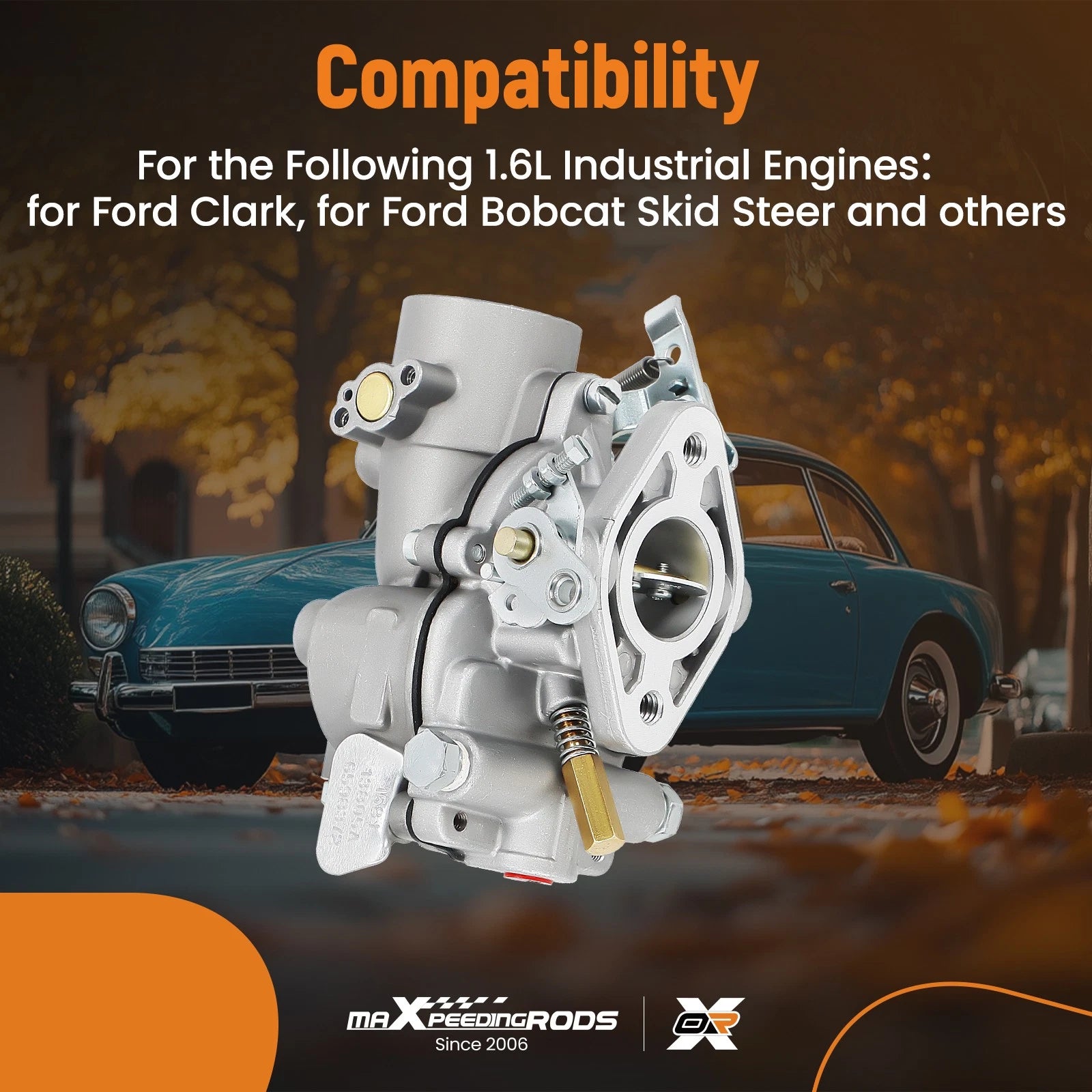 Carburetor for Ford Clark Bobcat Skid Steer 1.6L